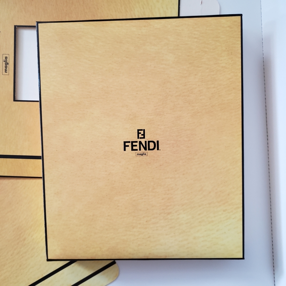 New Fendi vintage paper box